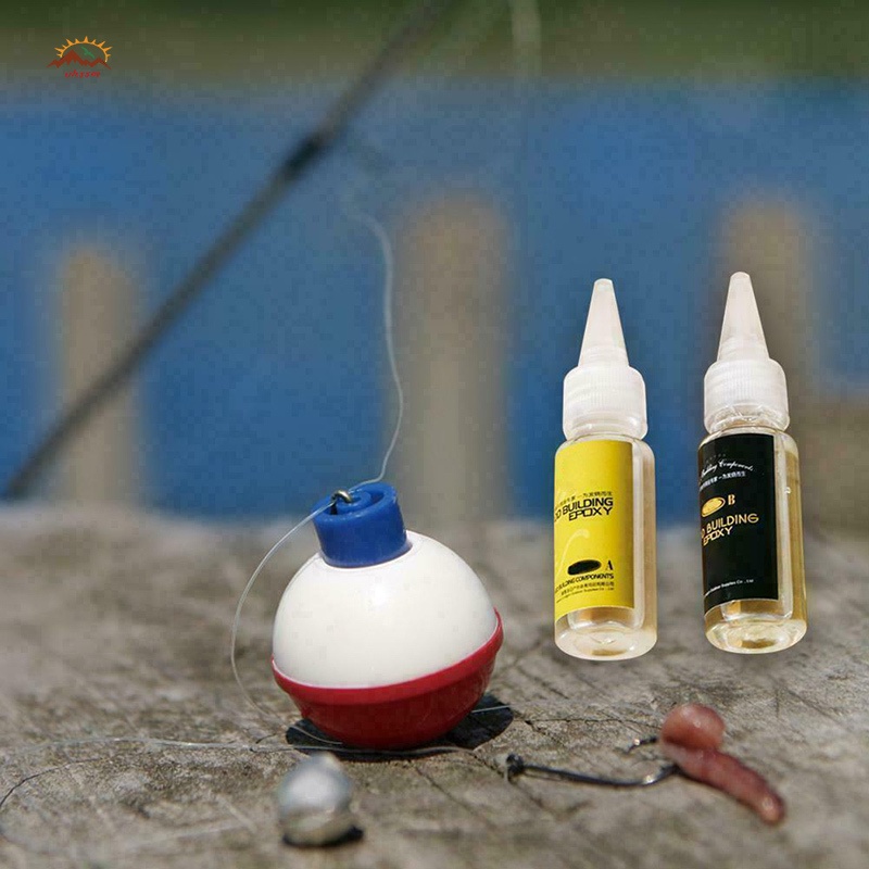 Set 2 keo AB trong suốt dán cần câu cá chuyên dụng