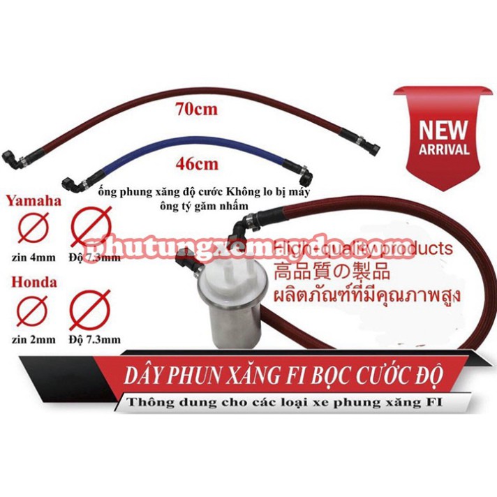 DÂY PHUN XĂNG FI BỌC CƯỚC CHO EXCITER 150,WINNER 150