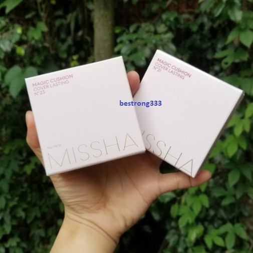 Phấn Nước Missha Magic Cushion Cover Lasting kềm dầu SPF50+ PA+++ 15g