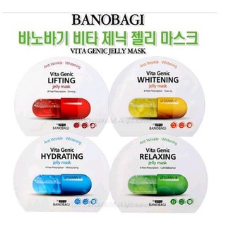 gói Mặt nạ giấy Banobagi Vita Genic Jelly Mask (Lifting, Whitening, Relaxing, Hydrating)