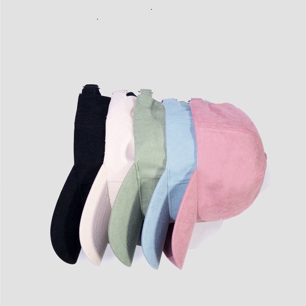 Mũ lưỡi trai, Nón kết nam nữ DREW vải nhung kaki phong cách Ulzzang form unisex nam nữ (Ảnh thật)