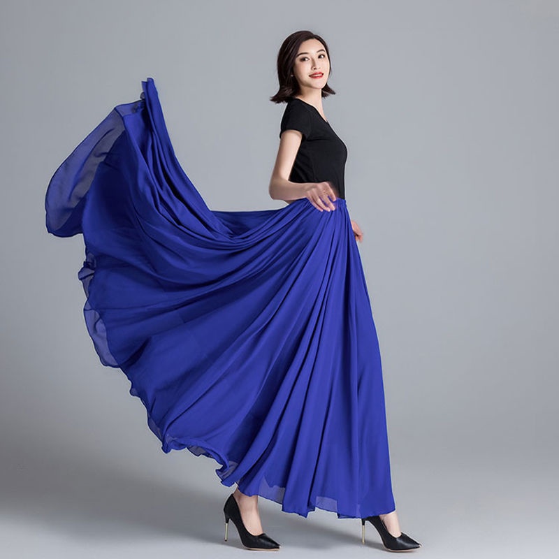 Chân Váy Voan Hai Lớp Dáng Xòe 720 Độ Cho Nữ Tập Nhảy Múa