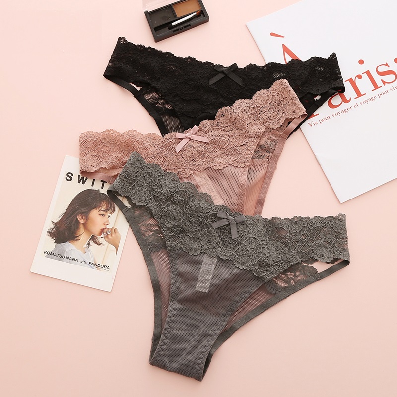 Quần lót ren thiết kế dáng V với hông khoét sâu sexy gợi cảm QLN96_NuciFera