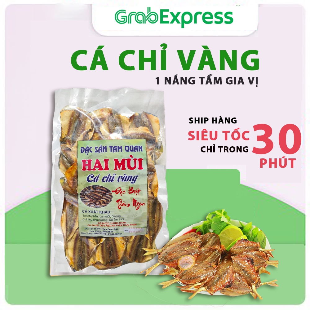 Khô Cá Chỉ Vàng 500gr Loại 1 Chuẩn Vị Siêu Ngon Đặc Sản Cá Khô Tẩm Vị Miền Trung