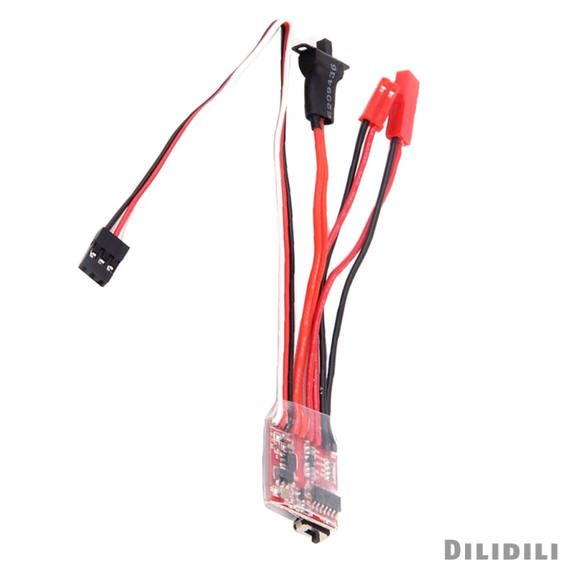 Bộ 12 Bàn Chải Điện 20a Esc Điều Khiển Tốc Độ Phanh Đảo Chiều Cho Xe Hơi / Tàu Thuyền Rc