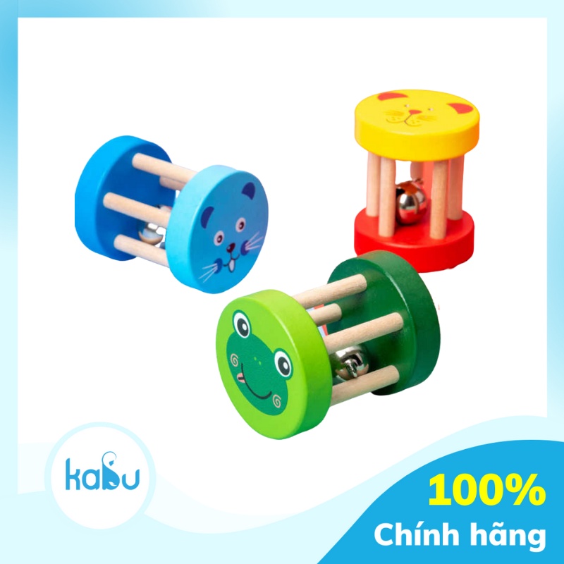 KABU- Xúc Xắc Lồng Gỗ Phát Triển Giác Quan Cho Bé Sơ Sinh