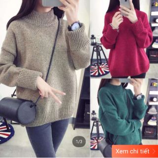 Áo len nữ cổ lọ Hàn Quốc SAL136