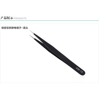 [Hàng mới về] Nhíp bằng thép không gỉ đầu gắp chính xác