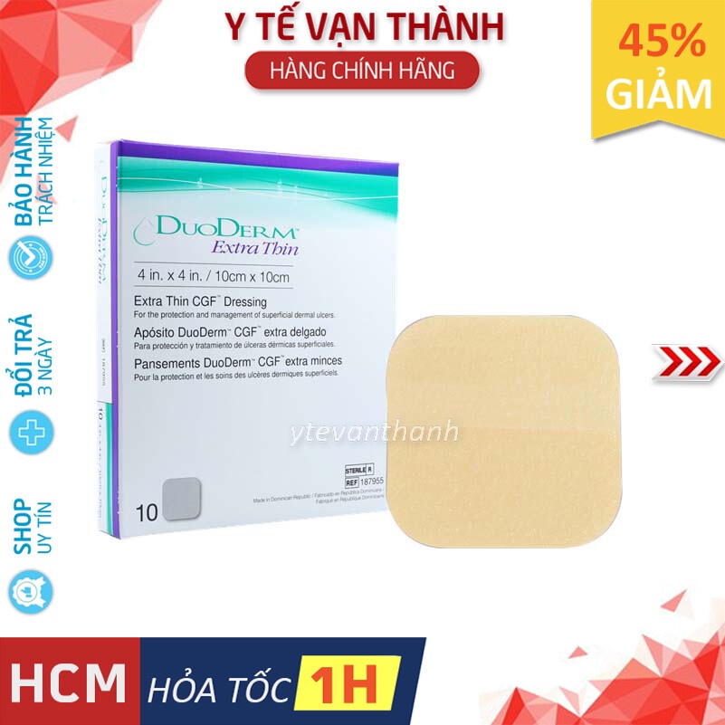 ✅ Băng Dán Vết Thương- DuoDerm Extra Thin, Dán Mụn, Vết Thương Hở, Loét -VT0531