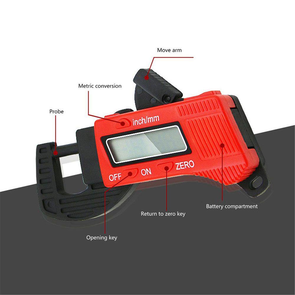ZAIJIE24 Thước Cặp Đo Độ Dày Màn Hình Kỹ Thuật Số Bằng Sợi Tổng Hợp