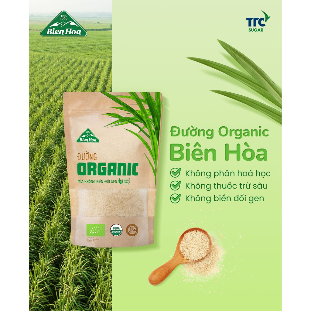 Đường hữu cơ Biên Hòa - 400g