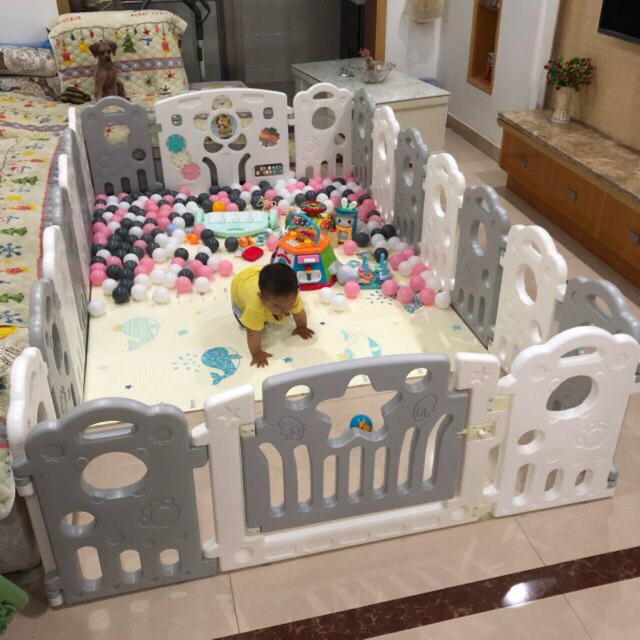 QUÂY CŨI NHỰA NGUYÊN SINH AN TOÀN CHO BÉ YÊU-Tặng kèm Full bộ Thảm, Bóng và Sọt đựng bóng