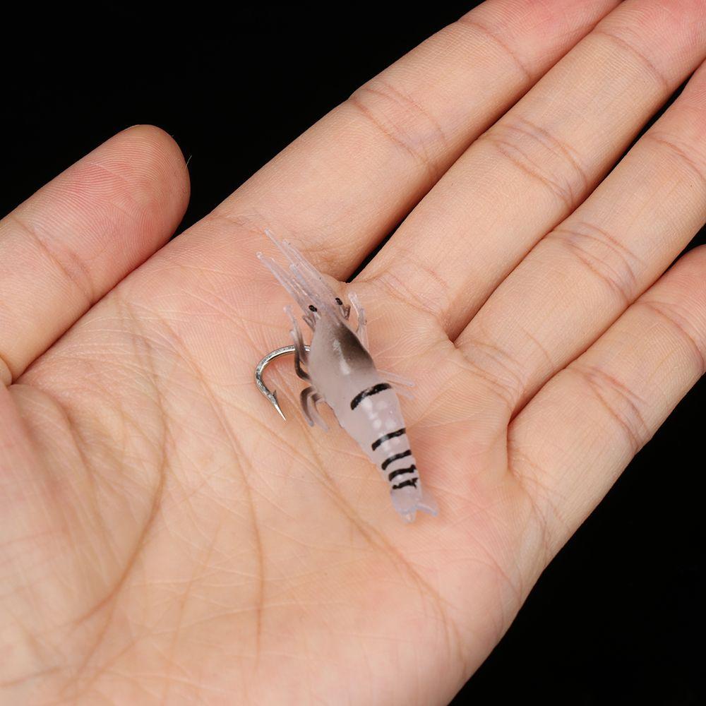 Bộ 10 Mồi Câu Cá Silicone Hình Giun Phát Sáng