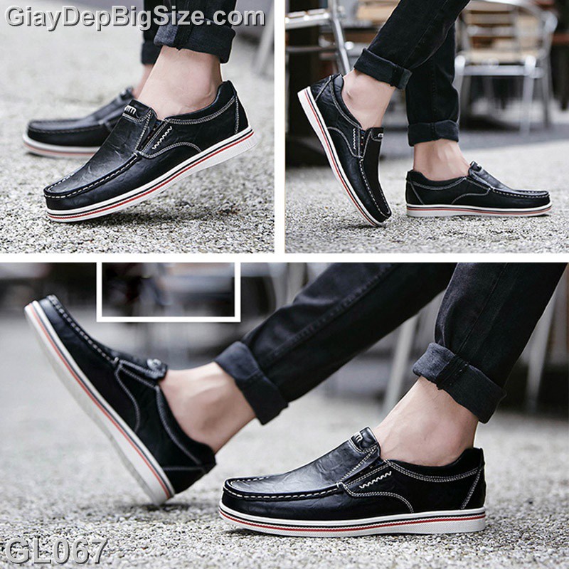 Giày mọi giày lười big size cỡ lớn EU:45-46 cho nam chân to