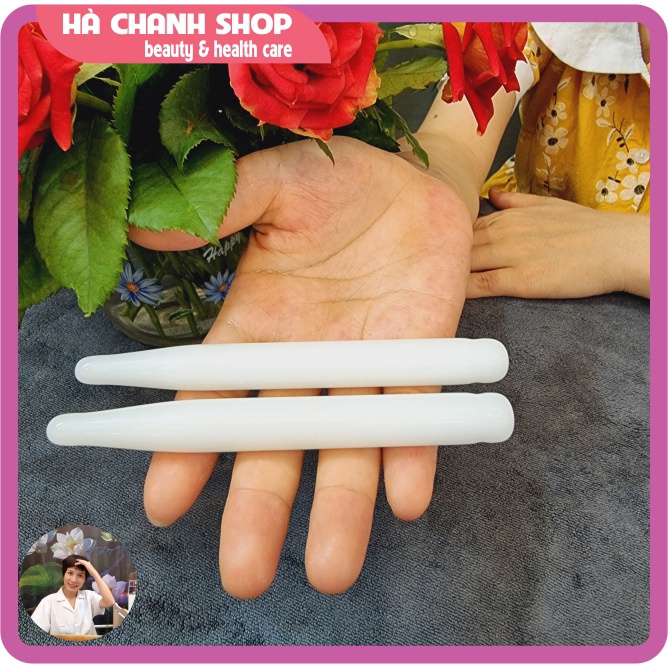 Bút Đá Ấn Huyệt Massage Vùng Mặt Màu Trắng Đẹp Bút Nhấn Huyệt Massage Mắt Dụng Cụ Spa Làm Đẹp