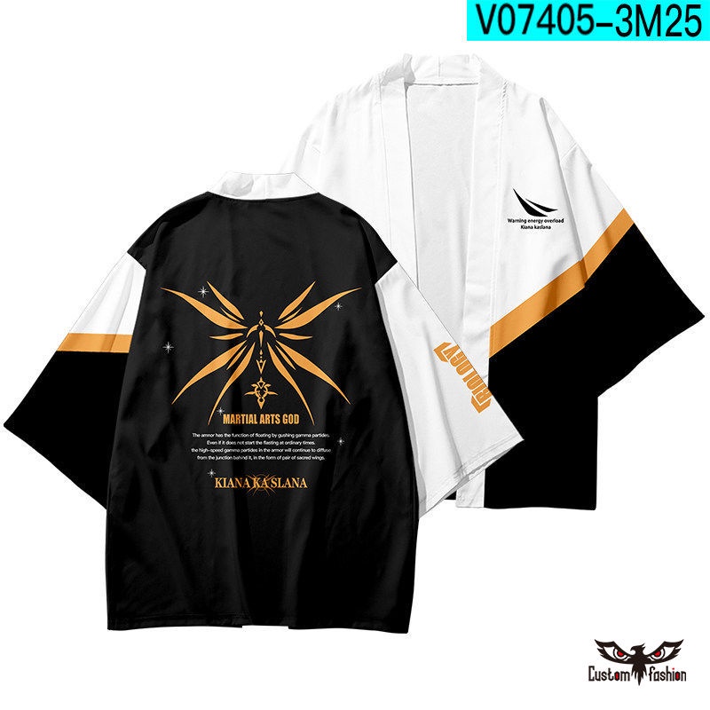Áo Khoác Kimono Tay Ngắn Hóa Trang Hinkai Va Chạm 3 Phong Cách Nhật Bản Thời Trang Mùa Hè Cho Nam Và Nữ