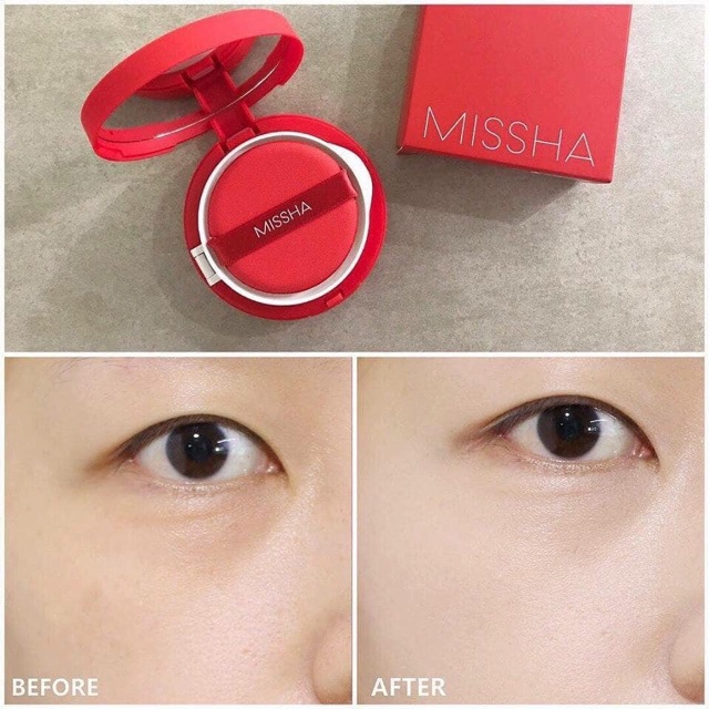 PHẤN NƯỚC MISSHA CUSHION [VỎ ĐỎ - HỒNG - TRẮNG]