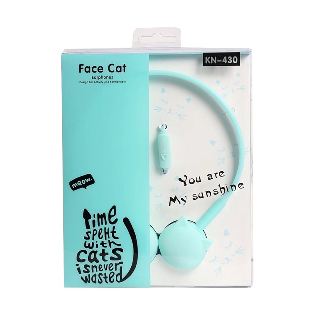 Tai Nghe Chụp Tai Có Mic Thiết Kế Hoạt Hình Cho Điện Thoại Thông Minh