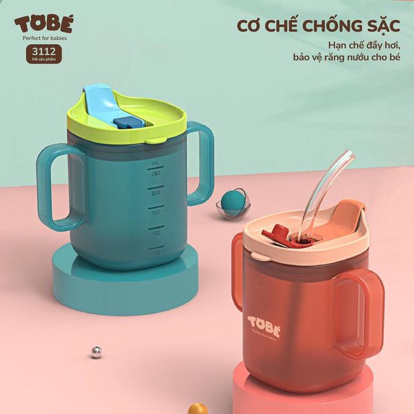 TOBÉ - Cốc/Bình tập uống hai giai đoạn cho bé