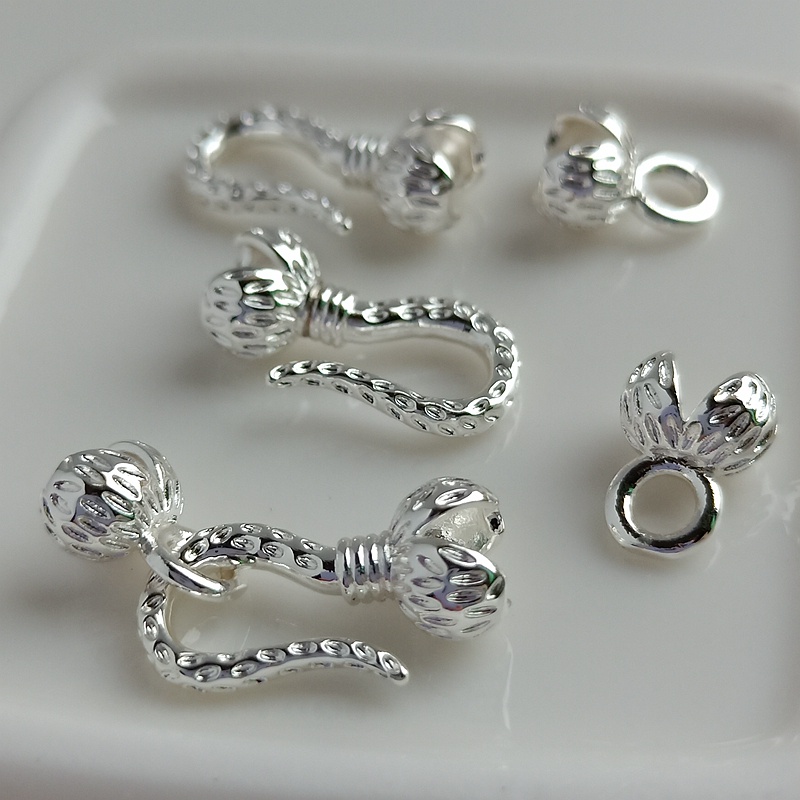 Phụ Kiện Khóa Cài Cho Túi Xách/ Vòng Tay Màu Bạc DIY