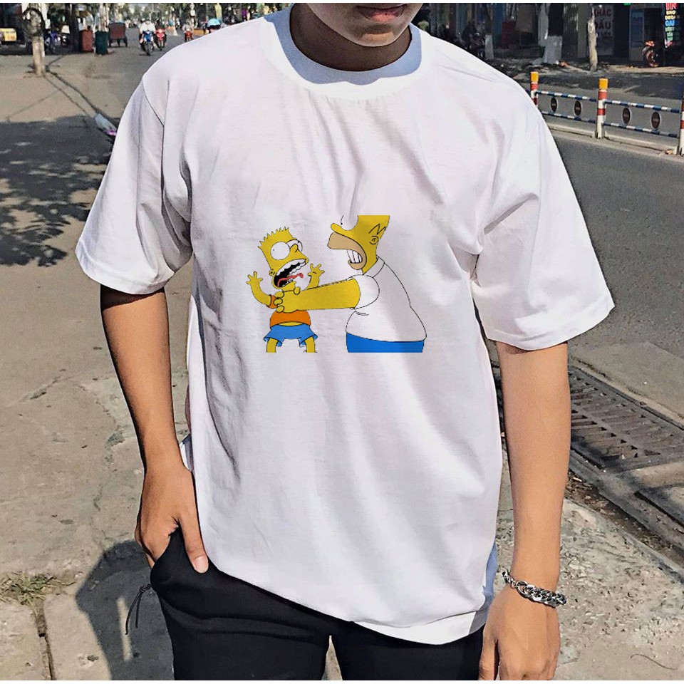 Áo Thun Phim hoạt hình Gia đình Simpson ( Có Size Trẻ Em ) 146.150