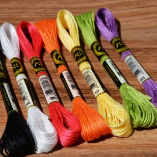 Set 50 chỉ thêu AH cao cấp mã DMC