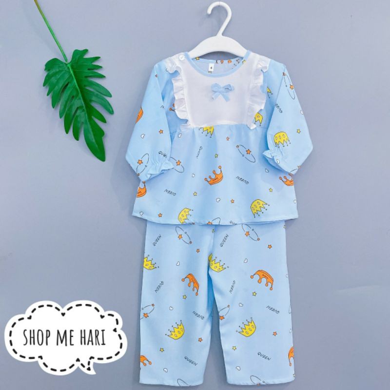 Bộ lanh/tole TDQD phối đô trắng tay tiểu thư ( size 8- 15kg ) còn nhiều mẫu