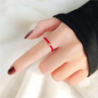 (1 MÀU) Nhẫn SỢI CHỈ ĐỎ thanh lịch quà tặng xinh xắn dễ thương