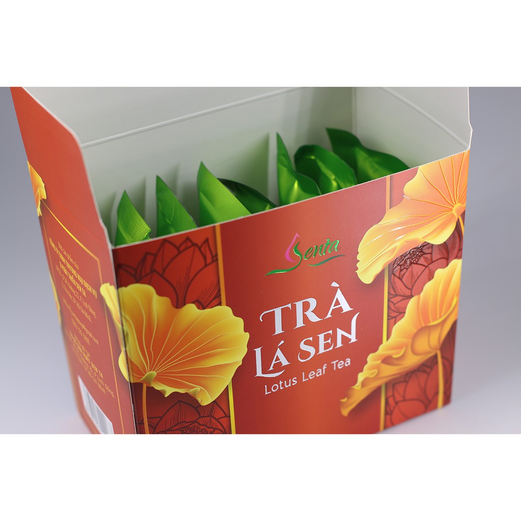 Trà lá sen đóng hộp 80 Gram - Lotus Leaf Tea