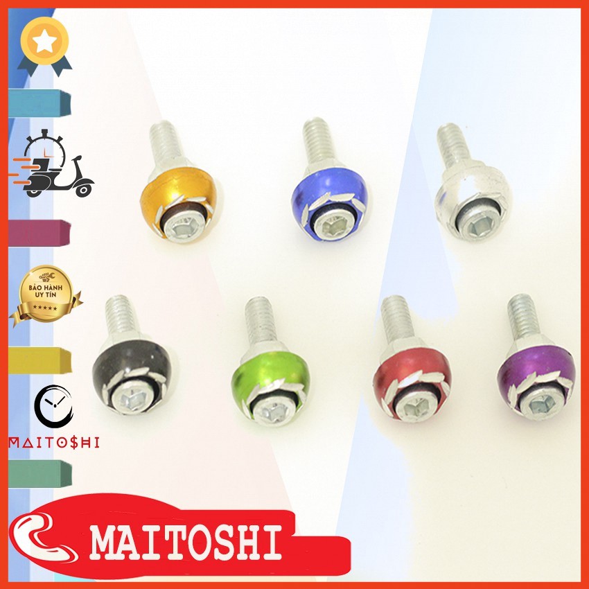 Bộ 10 ốc Proti nhiều màu xe máy - Đồ chơi xe - Độ xeBảo Hành Đổi Mới