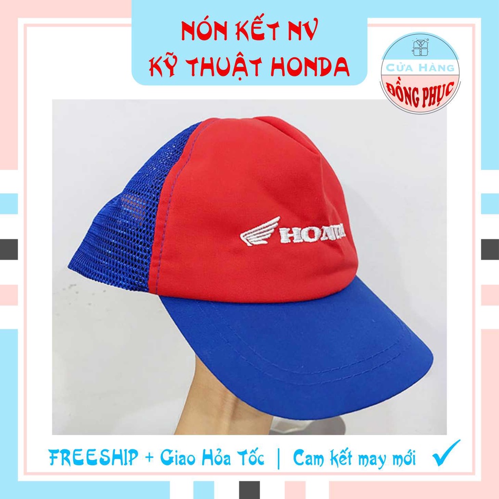 NÓN KẾT THỢ HONDA - NÓN KẾT ĐỎ, XANH CHÍNH HÃNG HONDA, ĐÚNG CHUẨN CỦA HEAD! GIÁ SỈ