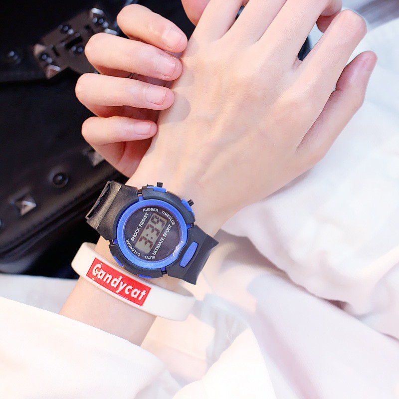 Đồng hồ trẻ em LCD thông minh đẹp Shock Resist DH74 | SaleOff247