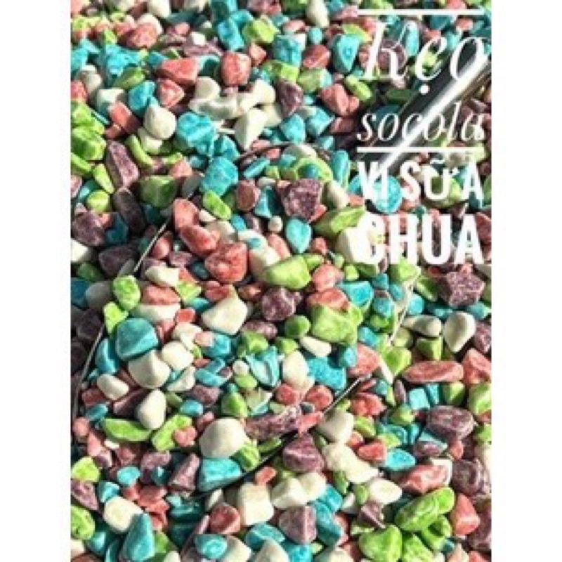 Kẹo Sỏi Socola Vị Sữa chua lon 500gr