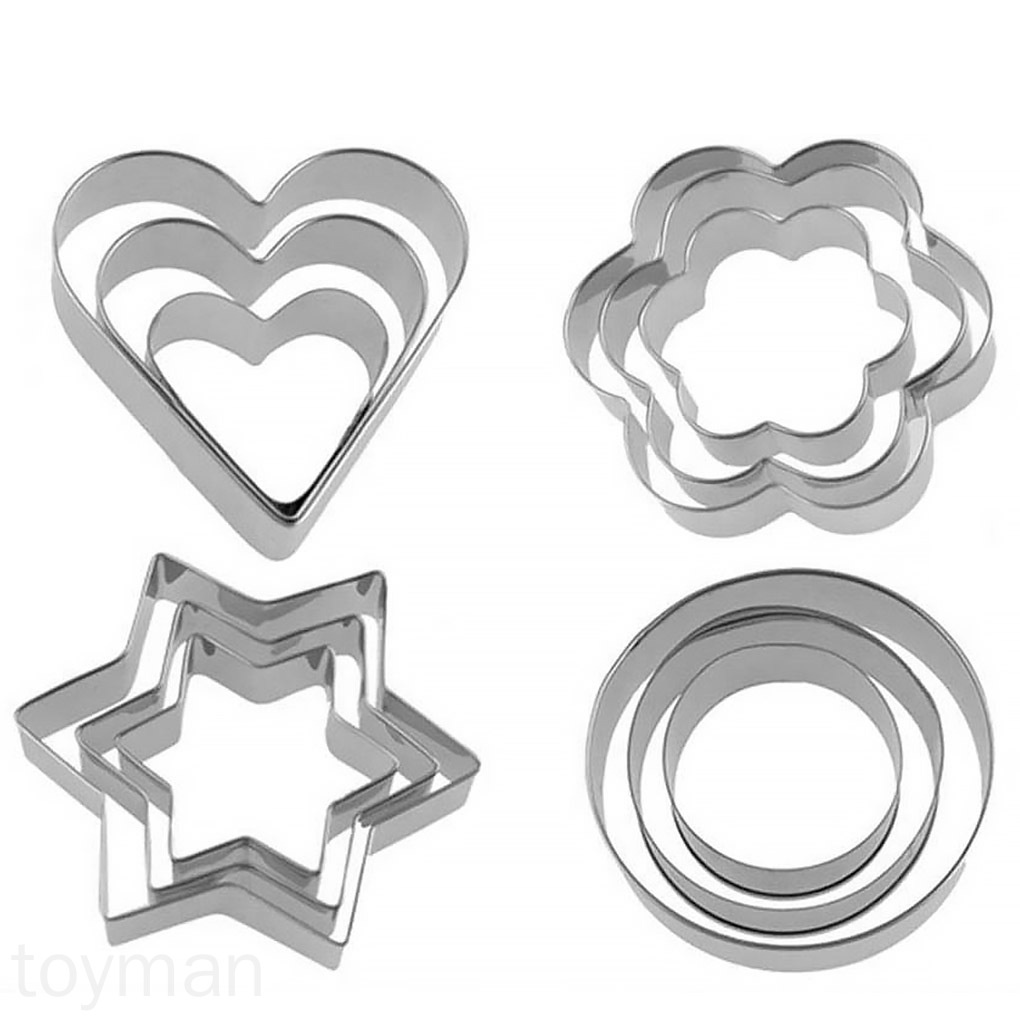 Khuôn cắt bánh quy bằng thép không gỉ tiện lợi