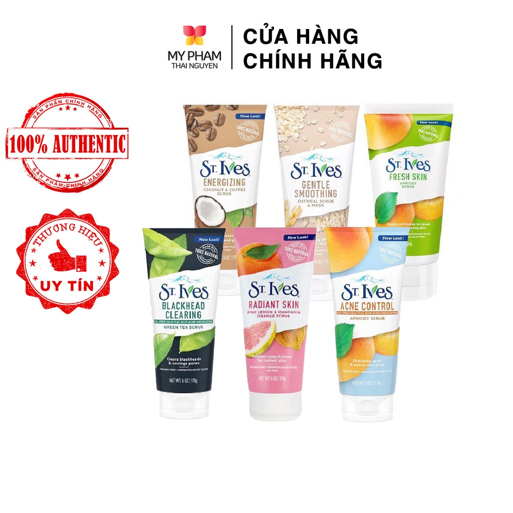 [CHÍNH HÃNG] Tẩy da chết STIVES TRÀ XANH- 150ML