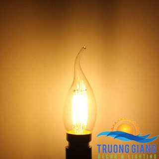 BÓNG LED EDISON C35 [ NHÓT + NẾN ] - [ C35 - 4W ] ĐUI E14 - ÁNH SÁNG [ 2700K - 6500K ]