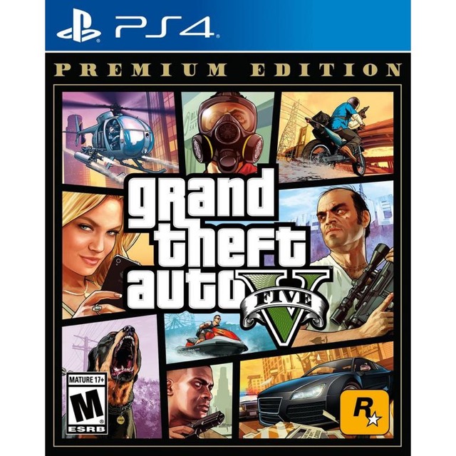 Game Grand Theft Auto V Premium Edition (GTA 5) cho máy ps4