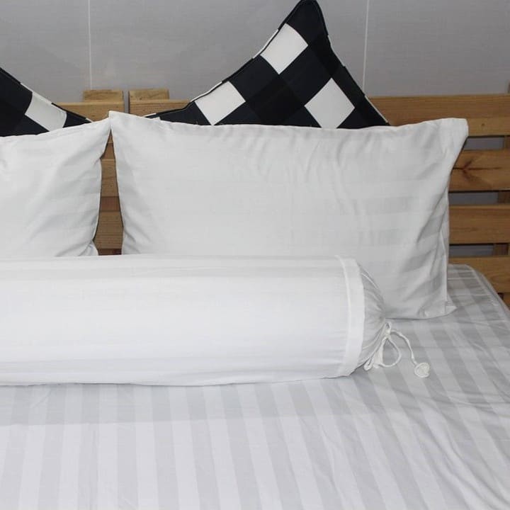 Vỏ Gối Cotton Khách Sạn Trắng Sọc RIOTEX - Kích Thước 50x70/ 40x60/ 35x105 cm | BigBuy360 - bigbuy360.vn