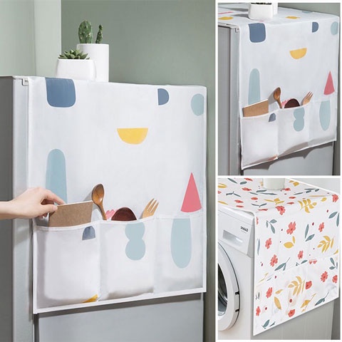 Vỏ Bọc Máy Giặt/ Tủ Lạnh Nhiều Màu Chống Bụi Tiện Dụng Cho Gia Đình Thấm Nước, Đựng Đồ Tiện Dụng