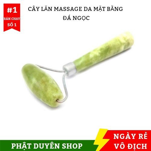 [Freeship 50K - Giá sỉ] Cây Lăn Massage da mặt bằng đá ngọc - Vật phẩm phong thủy - 1 đổi 1 trong 30 ngày