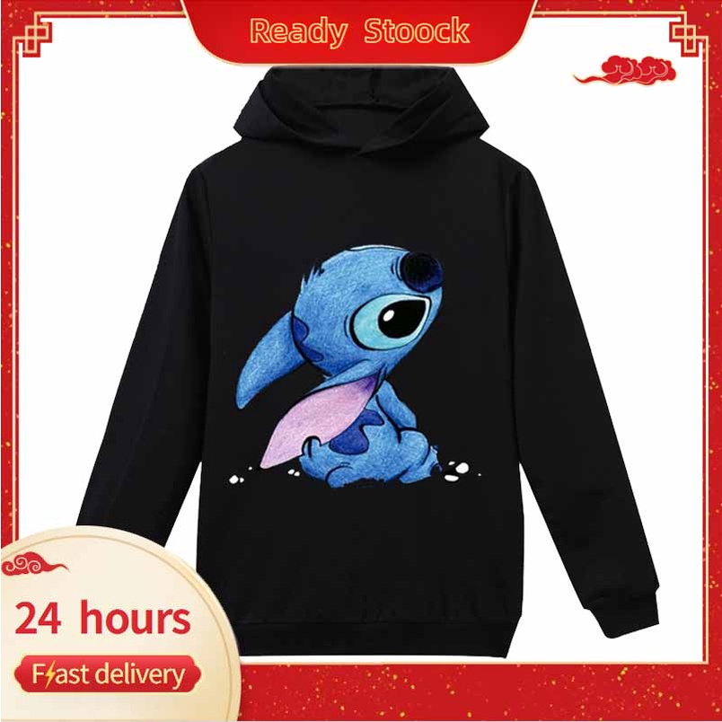 2021 Interstellar Baby Stitch Kids Boys Áo chui đầu Cô gái có mũ trùm đầu Áo khoác có mũ trùm đầu Áo khoác cho trẻ sơ sinh