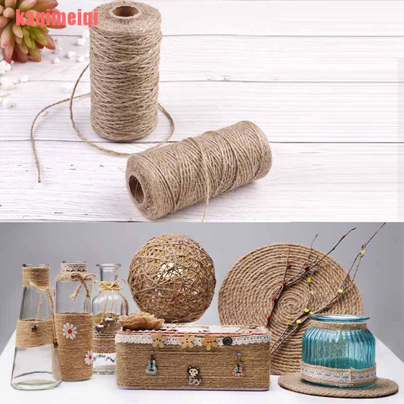 Cuộn Dây Thừng Khô Tự Nhiên Dài 100m Dùng Làm Đồ Thủ Công Diy