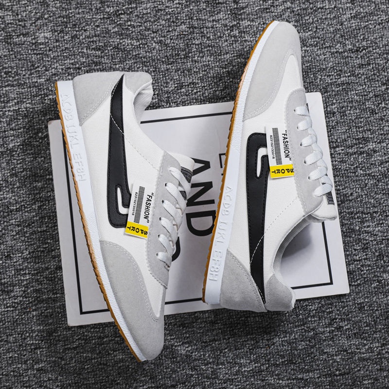 ✨Giày Vải Canvas Cổ Thấp Phong Cách Mới Mùa Thu 2021 Cho Nam