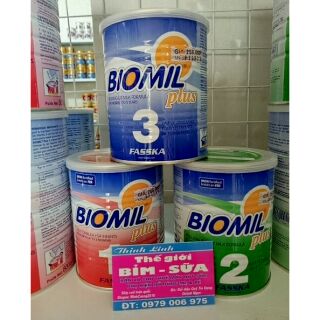 Sữa Biomil 1/2/3 400g date mới nhất