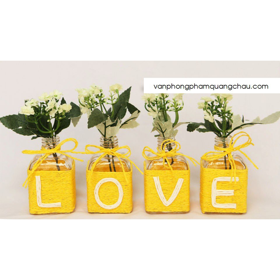 Dây giấy xoắn kim tuyến cuộn 20 mét - 01 cuộn