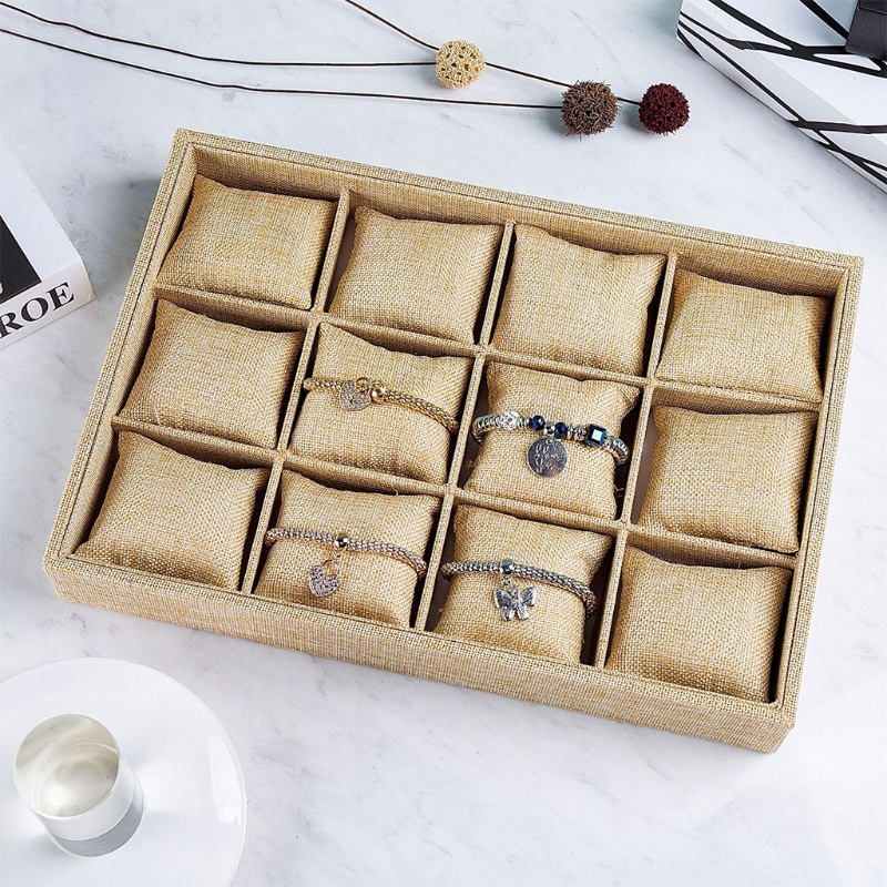 Túi Đựng Đồng Hồ Đeo Tay Bằng Gỗ Cứng 12 Bit Kích Thước Nhỏ Gọn Dùng Khi Đi Du Lịch