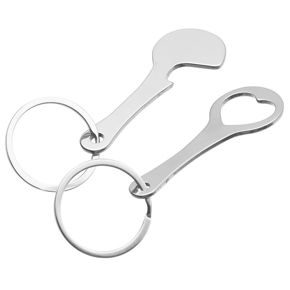 LAY Set 2 Móc Khóa Kim Loại Cho Xe Đẩy Mua Sắm