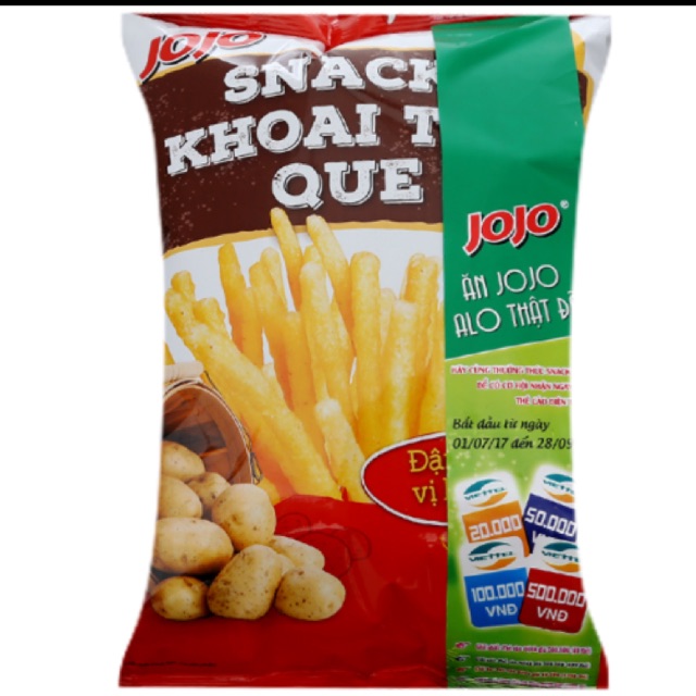 Snack JoJo khoai tây que 38g