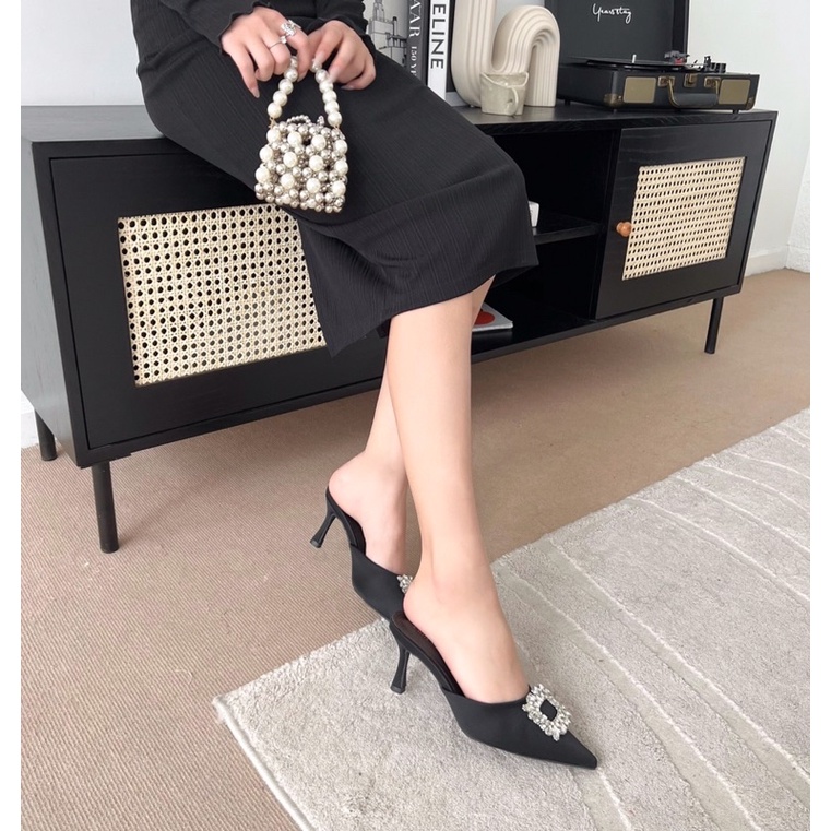 SORAMI.SHOES-Sục đính đá sang chảnh siêu xinh thời trang nữ tính