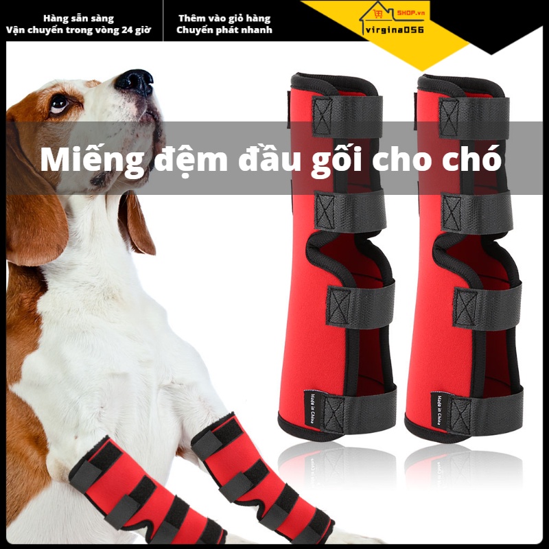 Hàng Hot 1 cặp Bịt chân sau cho chó Vật nuôi bị thương Băng quấn Hock Chung bọc bảo vệ Hàng giao ngayVirgina056